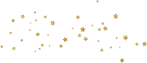Gold Glitter Stars